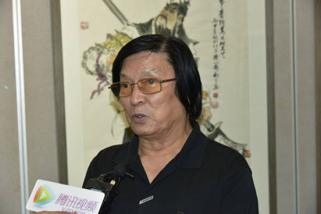 北京中盟亚视书画院院长边舒才先生接受媒体采访