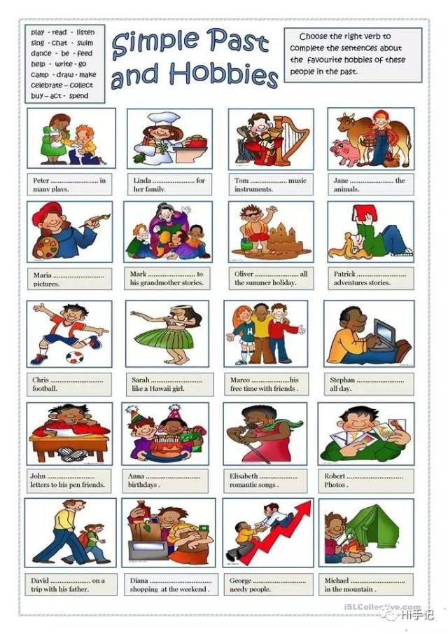 module 1 hobbies词汇巩固与拓展——教科版《英语》五年级上册