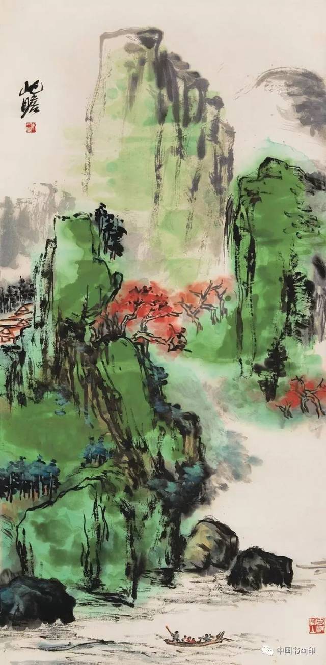 朱屺瞻山水作品欣赏_手机搜狐网