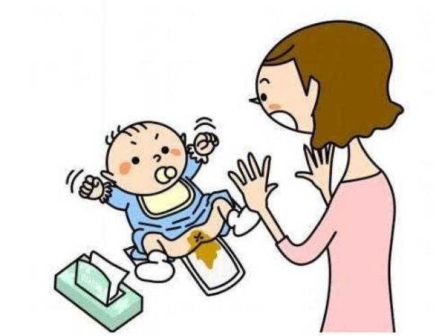 宝宝生理性腹泻的图片图片
