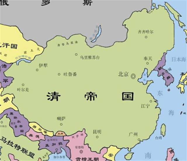 古代中国最大的版图图片