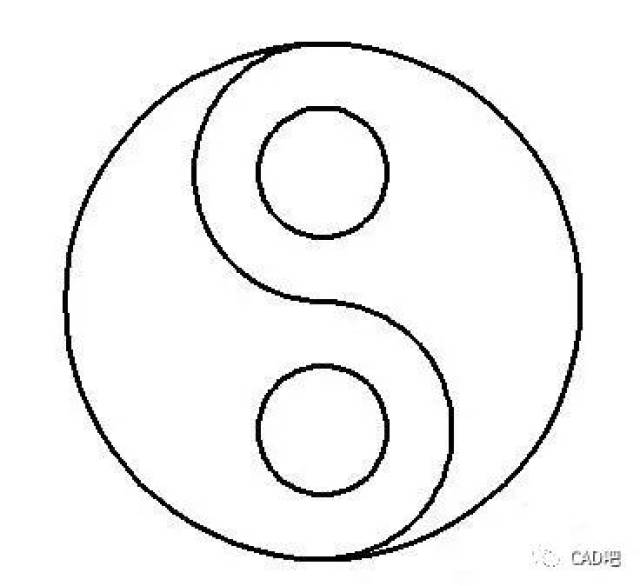 如何用cad画八卦图