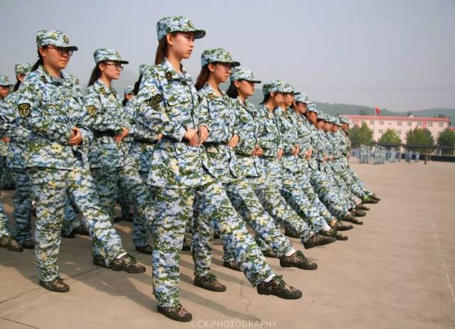 "妈妈,我在军训基地过得很好,放心吧～"