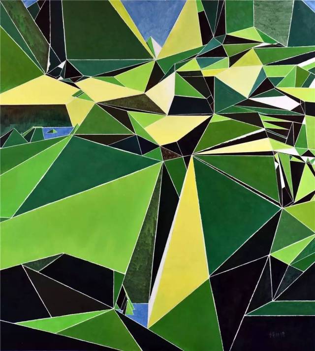 《抽象山水》之二 杨继德