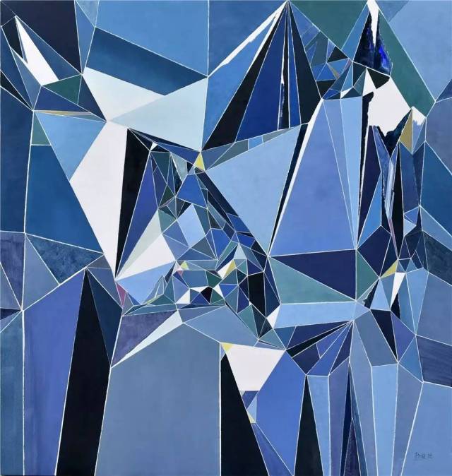 《抽象山水》之一 杨继德