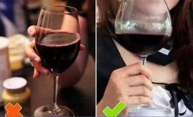 女人正确喝红酒的姿势图片