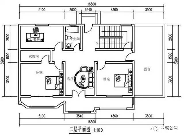 新农村28万自建房16×9米,造型大气,布局实用!