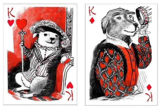 出来 一只斑点狗有一个黑黑的鼻头 两只黑黑的耳朵 黑桃一点,黑桃二点