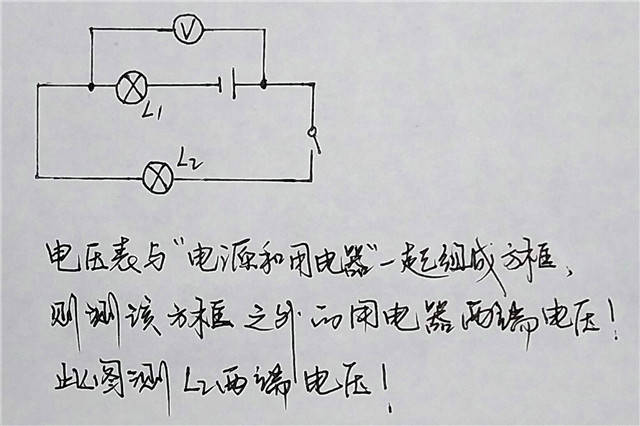 中学物理电学第三关——如何准确判断电压表测量哪个用电器的电压