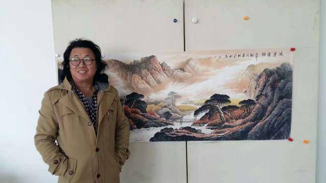 艺术家饶森林山水画赏析:云山百态,气势磅礴