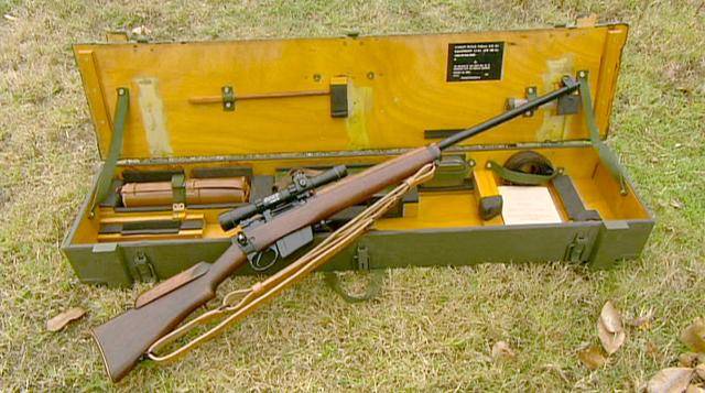 英国恩菲尔德l42a1狙击步枪99的男人都想拥有的一把狙击步枪