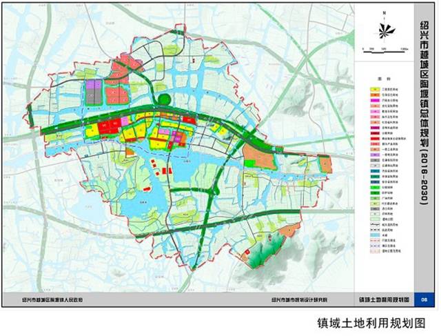 人民东路陶堰段,东鉴湖沿湖公路,陶堰镇总体规划公布!