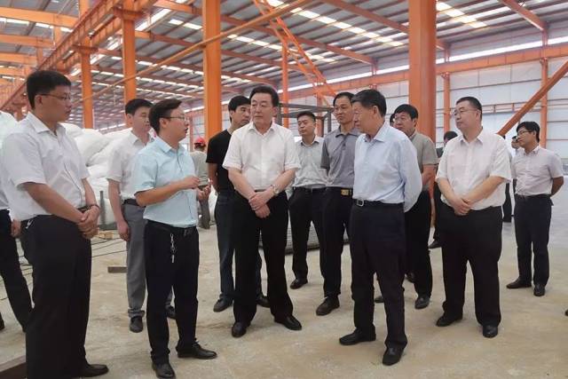 皮台田等县领导张士平等企业负责人调研魏桥铝深加工产业园项目