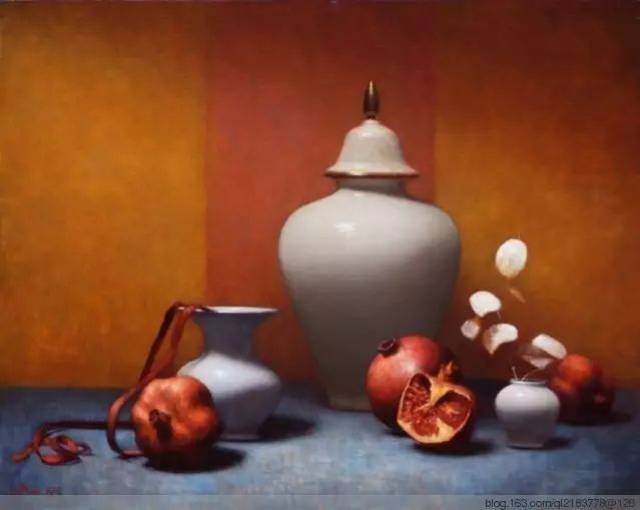 静物画 绘画】克罗地亚画家Jura.Bedic的静物画