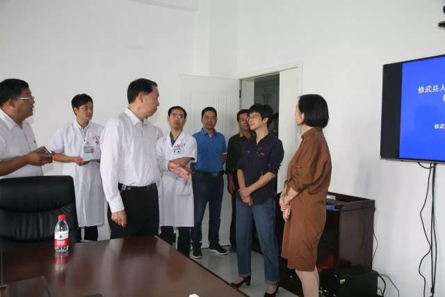 焦作市卫生计生委主任杨吉喜到修武县调研卫生计生工作