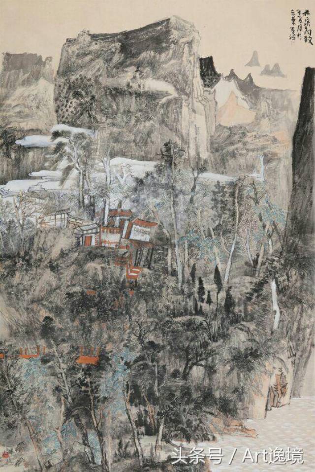 青年画家|李课山水画国展获奖作品欣赏