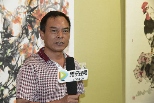 参展学员秦少言先生接受媒体采访