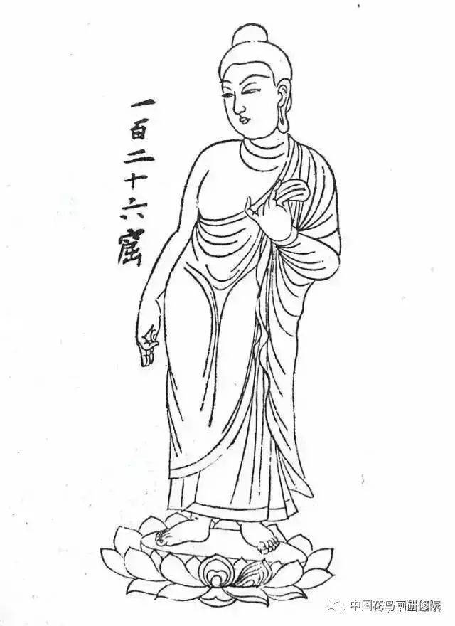 珍贵张大千敦煌壁画描白手稿！_搜狐网