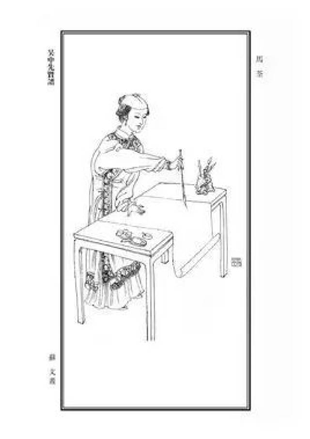 中国絵画 逸品 清国 名家 馬荃 清代の女性 花鳥画の至高の美