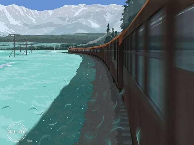 【动漫壁纸】铁道列车高清图集 欣赏