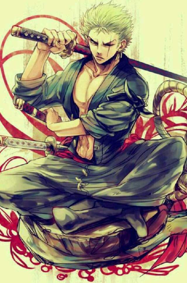 索隆大家都是知道的,海贼王世界第一剑豪的徒弟,刀剑耍得不错,头巾