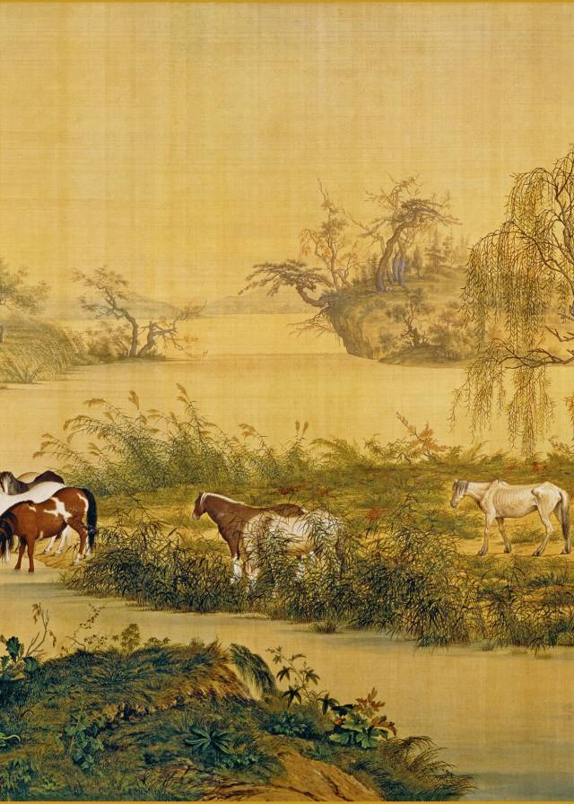 据说这幅传世名画《百骏图》画了100匹姿态各异的马