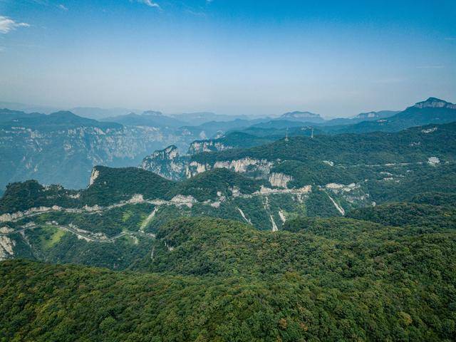 云台山 全景图图片