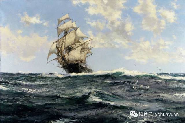 画帆船第一人，前无古人，后无来者：蒙塔古·道森_搜狐网