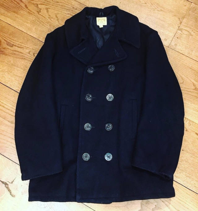 vintage minds# 经典的魅力 peacoat 海军呢子大衣