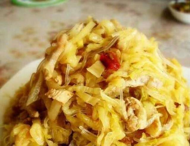 【肉丝炒酸菜粉】