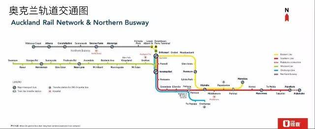 奥克兰地铁线路图图片