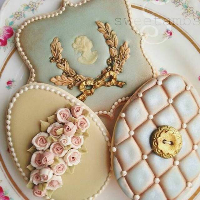 百款糖霜饼干高清素材给你,还有两种技法教程