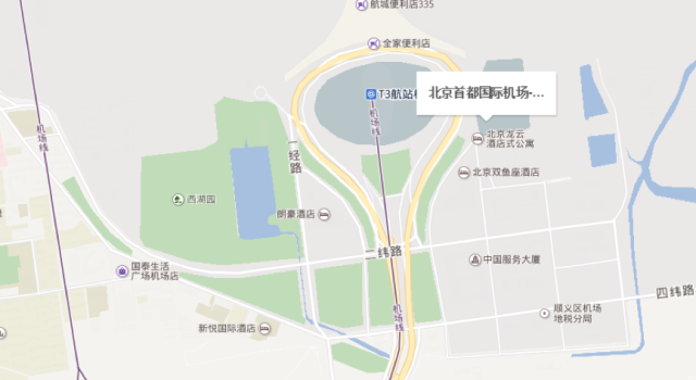 首都机场t3停车场地图图片
