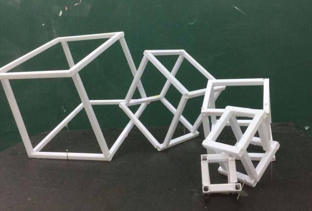 高中立体几何模型制作图片