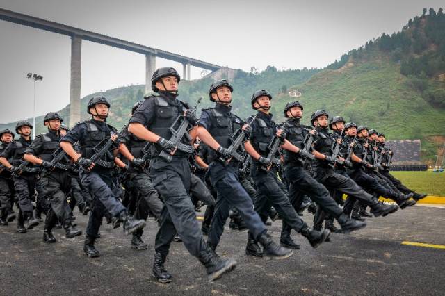 省内2100名特警合阳集结 帅气上演跨区域拉动演练