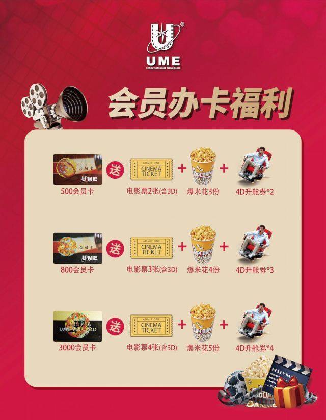 三档活动给你好"看" 会员办卡福利