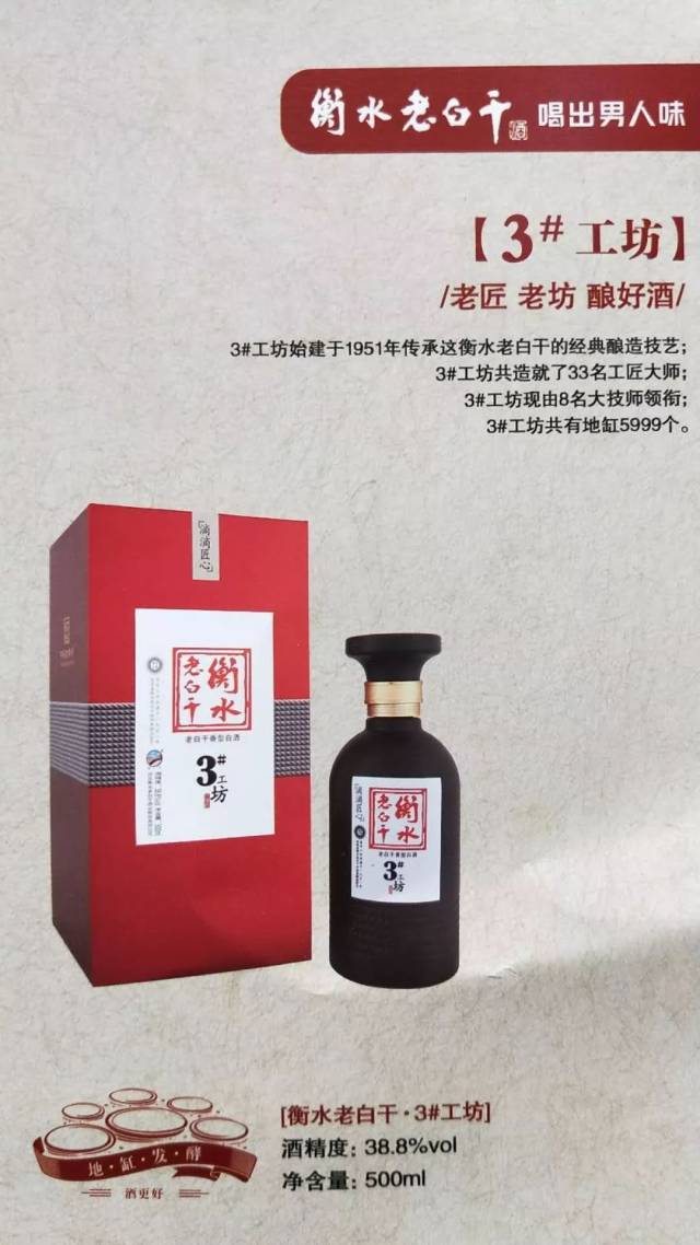 【衡水老白干】不可缺少的人生味道--3#工坊,全新上市!