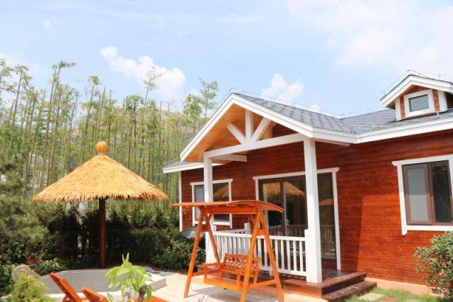 海 北 汽车营地轻奢木屋,集装箱,房车 来 藏 马 山 (来源:青岛藏马山