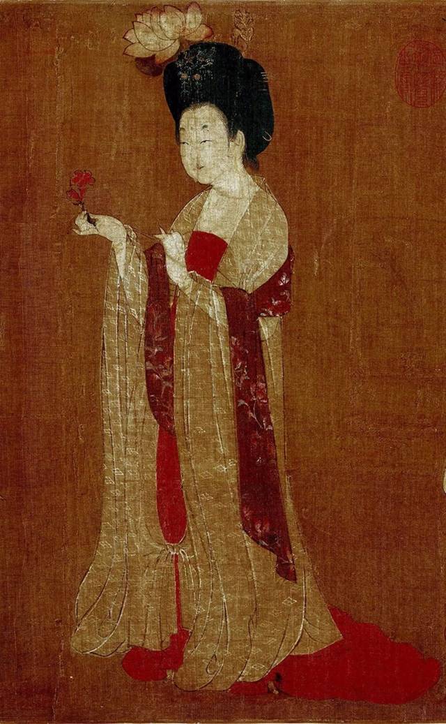 簪花仕女图》告诉你，唐代美女如何装扮自己（内附高清图片）