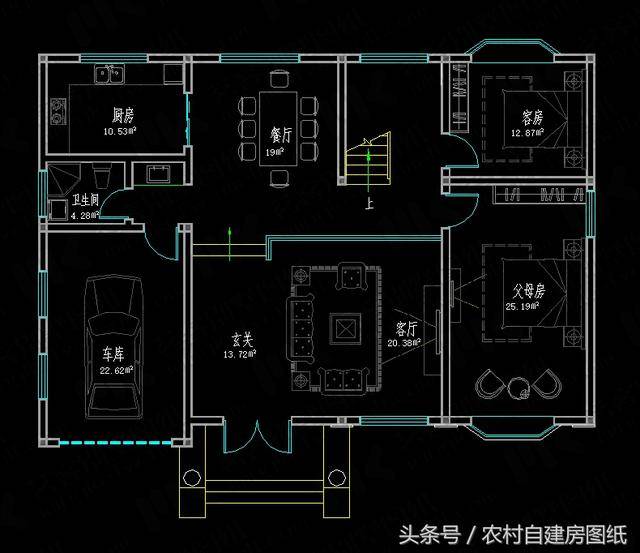 15x10米經典二層小別墅,四款戶型佈局,哪種更實用