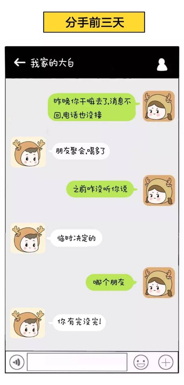 手绘聊天记录图片