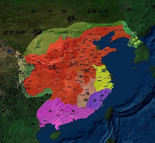 西汉初期,其领土范围并没有那么广阔,与秦朝相比,甚至可以说少了很多