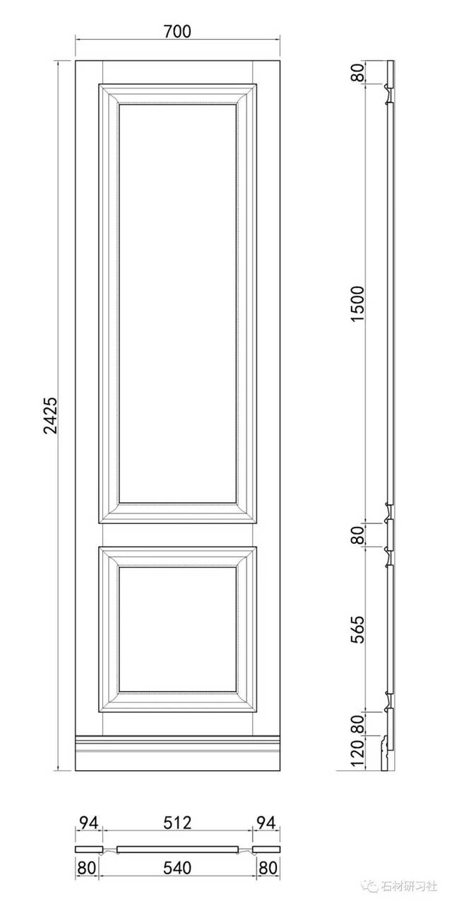 护墙板罗马柱设计图大全!千金难买!