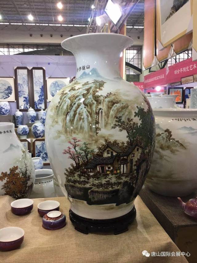 2008淄博陶瓷会彩绘图片