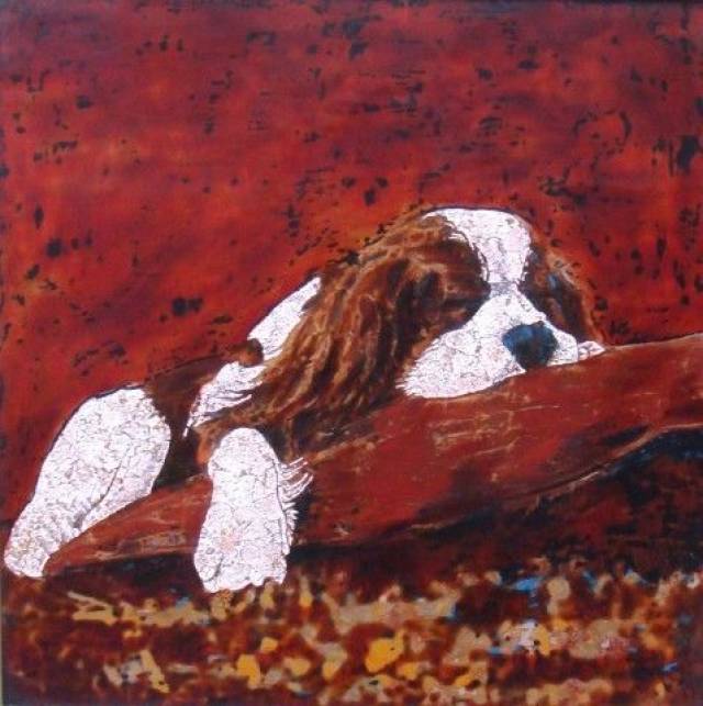 河南信阳长台关出土的漆瑟,彩绘有狩猎乐舞和神怪龙蛇等形象的漆画