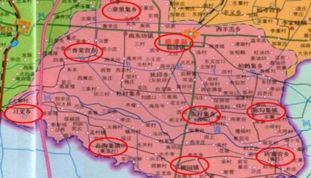 临漳县限行地图图片