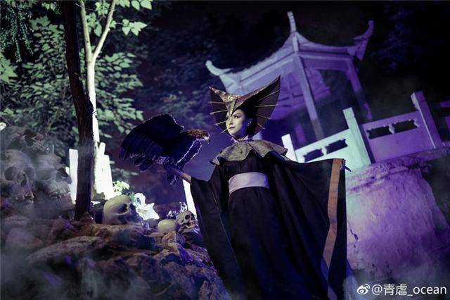 童年女神(阴影)!《哪吒传奇》石矶娘娘的cosplay欣赏