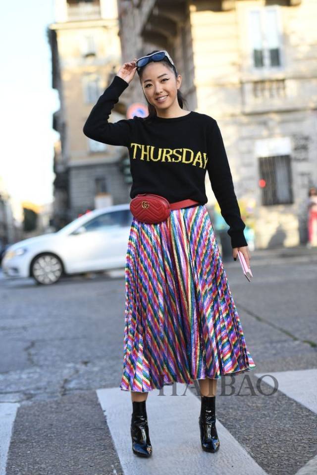 2017秋季腰包街拍