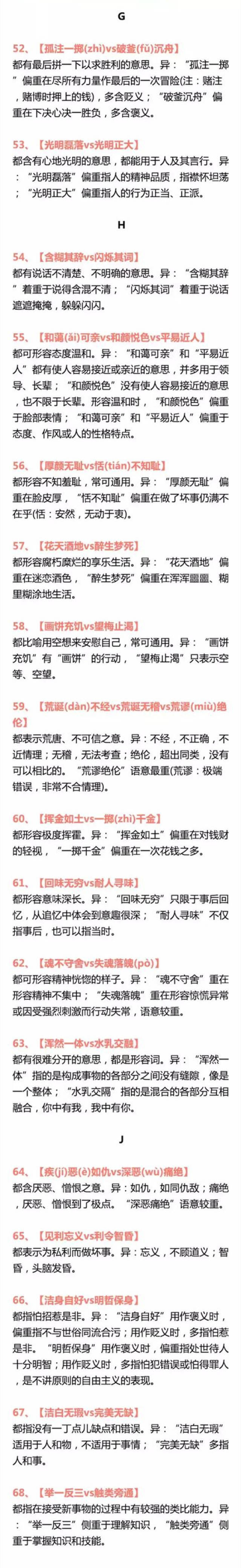 2018年国考复习100组高频成语辨析—大友教育_搜狐网