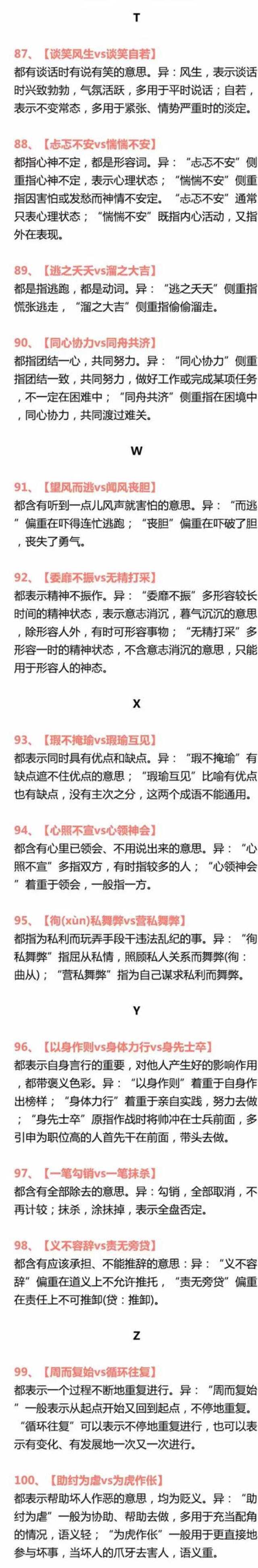 2018年国考复习100组高频成语辨析—大友教育_搜狐网